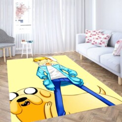 Handsome Finn Adventure Time Living Room Modern Carpet Rug