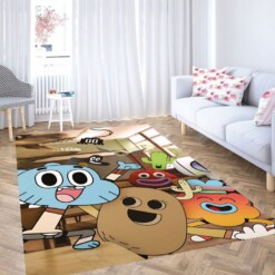 Happiness The Amazing World Of Gimball Living Room Modern Carpet Rug