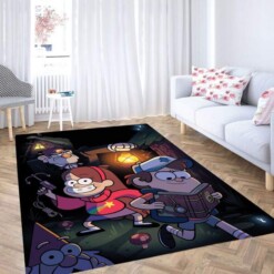 Happy Gravity Falls Carpet Rug