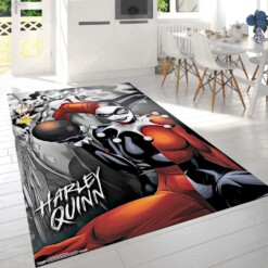 Harley Quinn The Bomb Rug  Custom Size And Printing