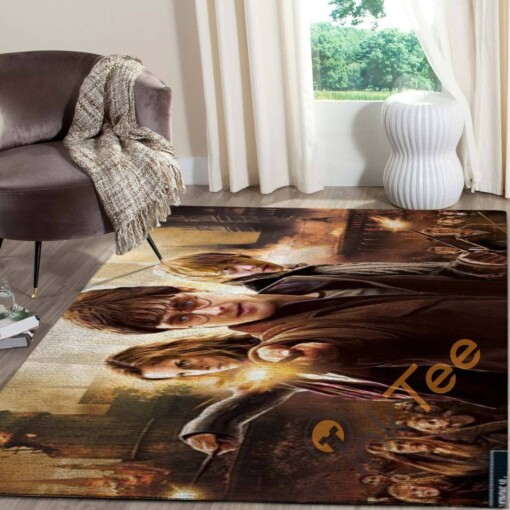 Harry Potter And Best Friend Carpet Living Room Floor Decor Gift For Potters Fan Rug