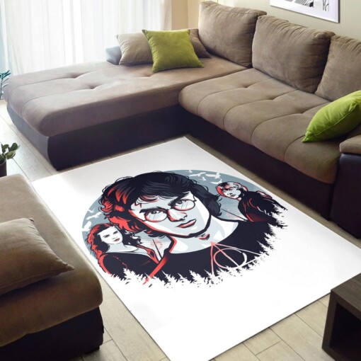 Harry Potter And Best Friends Rug  Custom Size And Printing