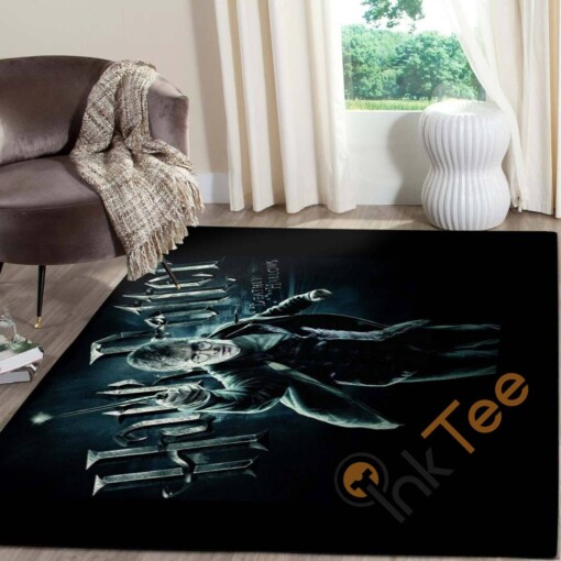 Harry Potter And Deathly Hallows Carpet Living Room Floor Decor Gift For Potters Fan Rug