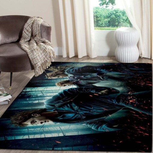 Harry Potter And Friends In The Forest Rug  Custom Size And Printing