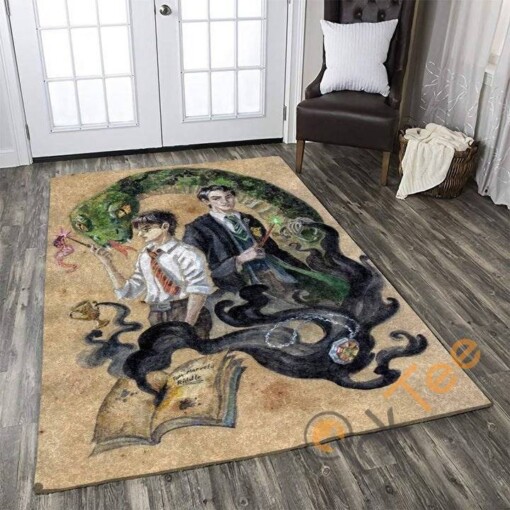 Harry Potter And James Carpet Living Room Floor Decor Gift For Potters Fan Pottercolection Rug