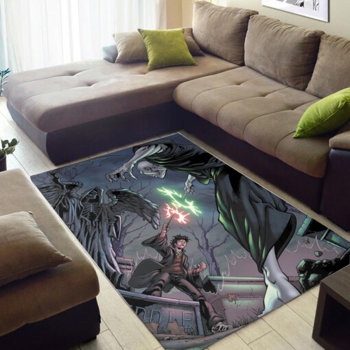 Harry Potter And Lord Voldemort Rug  Custom Size And Printing