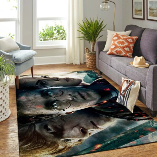 Harry Potter And Ron Area Rug  Custom Size And Printing