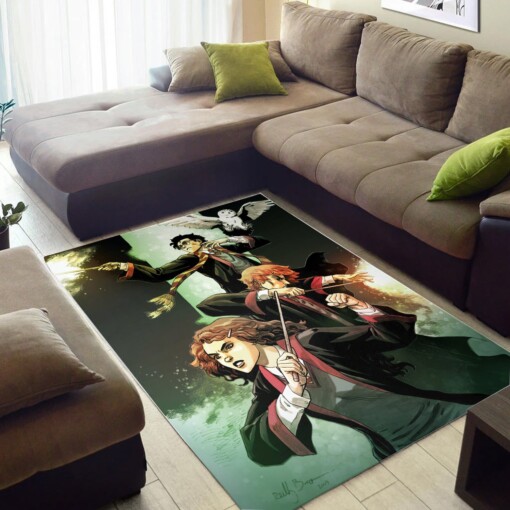 Harry Potter And Ron Weasley Rug  Custom Size And Printing