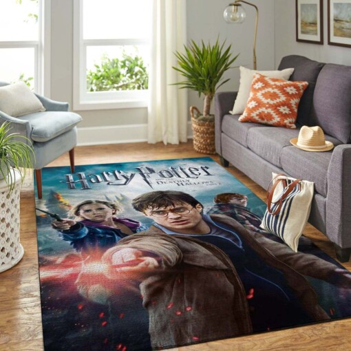 Harry Potter And The Deathly Hallows Rug  Custom Size And Printing