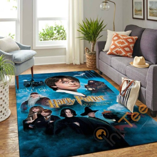 Harry Potter And The Philosophers Stone Carpet Living Room Floor Decor Gift For Fan Pottercolection Rug