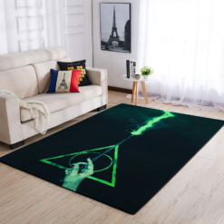 Harry Potter Death Hallows Map Area Rug