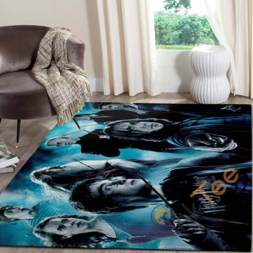Harry Potter Dumbledor And Snape Carpet Living Room Floor Decor Gift For Potters Fan Hogwarts Rug