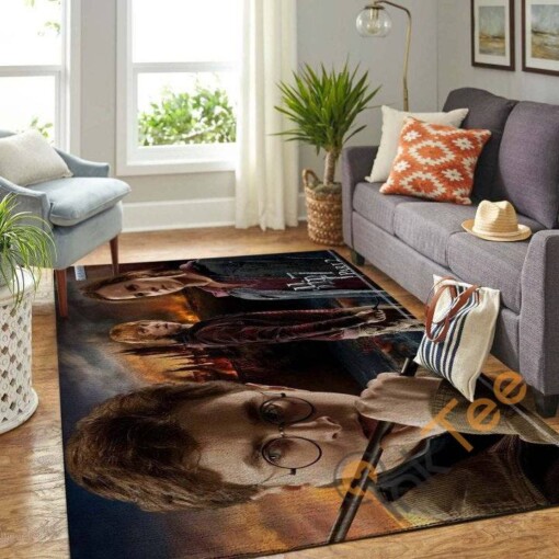 Harry Potter Ep7 Part Living Room Carpet Floor Decor Beautiful Gift For Fan Rug