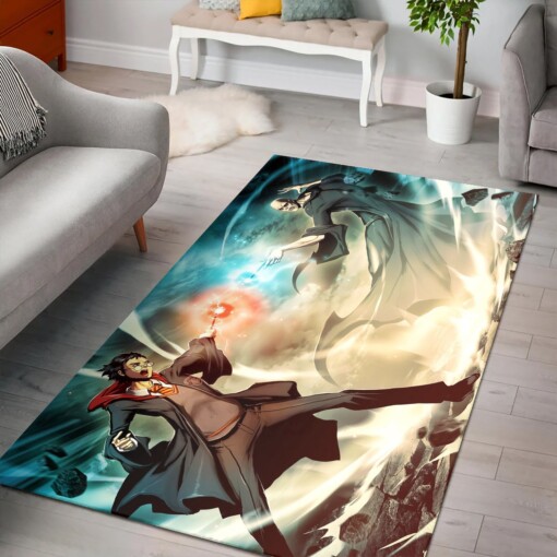 Harry Potter Fight Lord Voldemort Rug  Custom Size And Printing