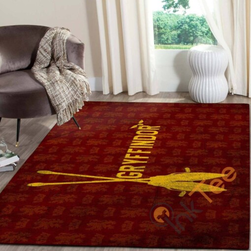 Harry Potter Gryffindor Living Room Carpet Floor Decor Beautiful Gift For Potters Fan Hogwarts Rug