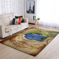 Harry Potter Hogwart Map Area Rug