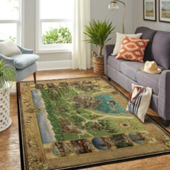 Harry Potter Hogwart Map Rug