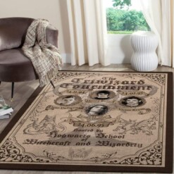 Harry Potter Hogwarts Area Rug