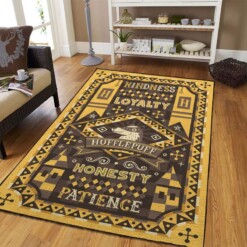 Harry Potter Hufflepuff Area Rug