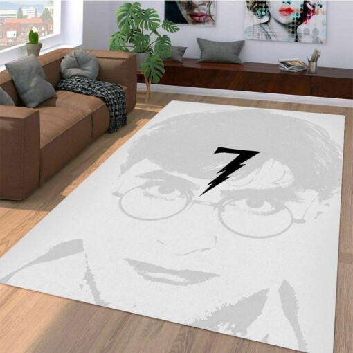 Harry Potter Monochrome Rug  Custom Size And Printing