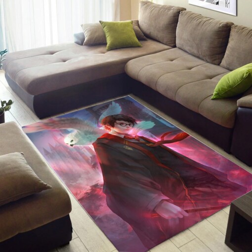 Harry Potter Painting Rug  Custom Size And Printing