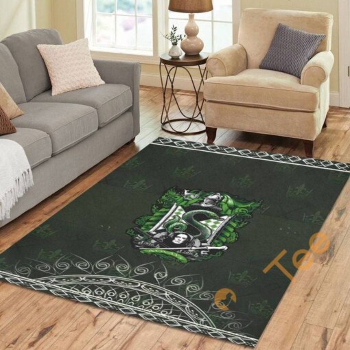 Harry Potter Snape Emblem Snake Living Room Carpet Floor Decor Gift For Potters Fan Harrypotter Rug