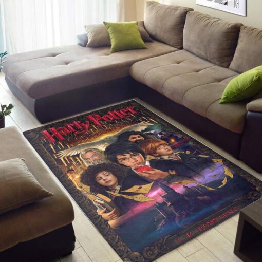 Harry Potter Sorcerers Stone Rug  Custom Size And Printing