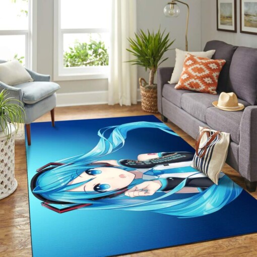 Hatsune Miku Chica Anime Vocaloid Carpet Floor Area Rug
