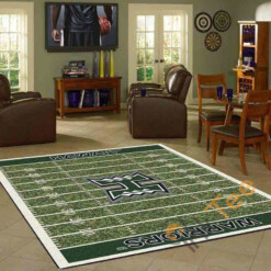 Hawaii Rainbow Warriors Home Field Area Rug