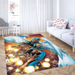 Hawkgirl Dc Carpet Rug