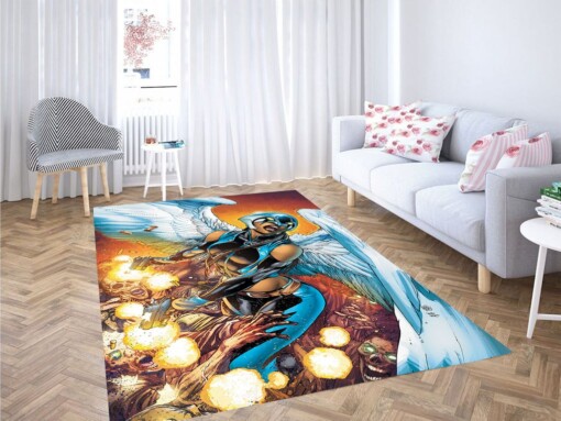Hawkgirl Dc Living Room Modern Carpet Rug