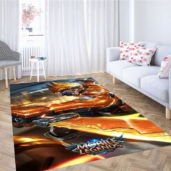 Hayabusa Skin Mobile Legends Living Room Modern Carpet Rug