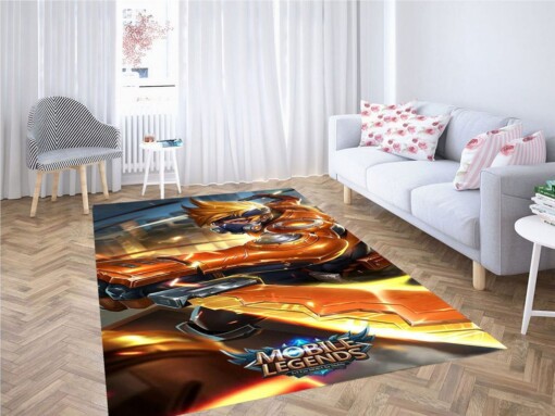 Hayabusa Skin Mobile Legends Living Room Modern Carpet Rug