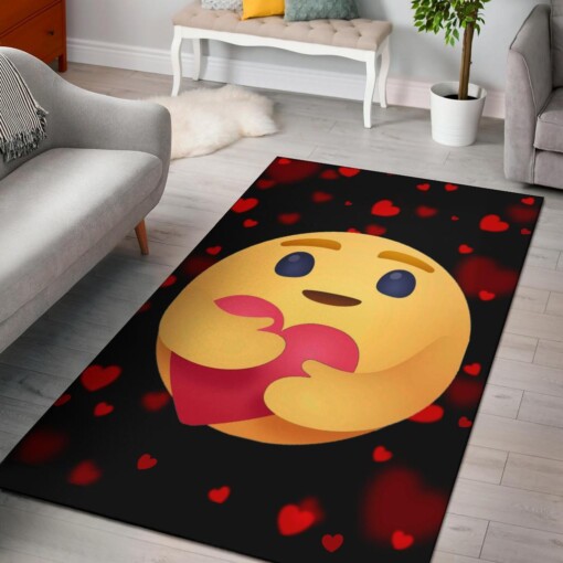 Heart Care Emoji Carpet