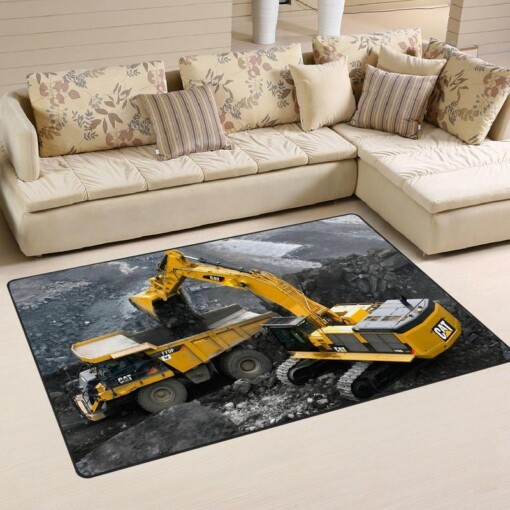 Heavy Equipment Area Rug