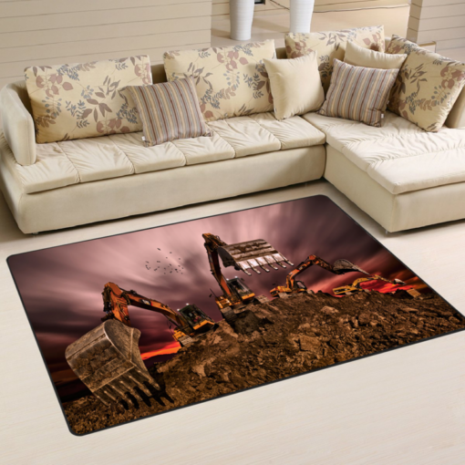 Heavy Equipment Area Rug