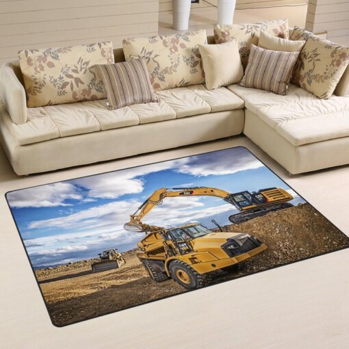 Heavy Equipment Area Rug