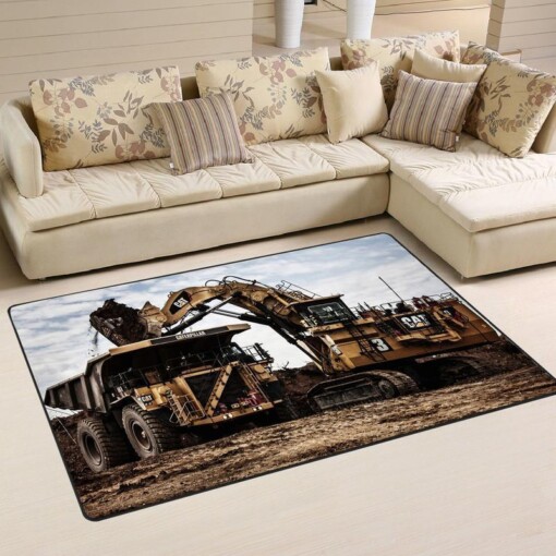 Heavy Equipment Area Rug