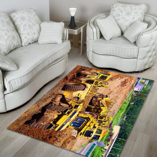 Heavy Equipment Area Rug