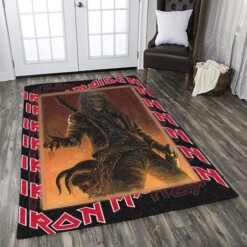 Heavy Metal Band Iron Maiden Area Rug