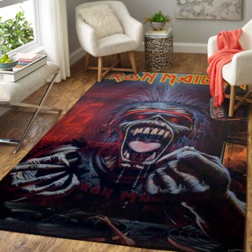 Heavy Metal Iron Maiden Area Rug