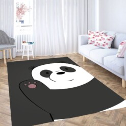 Hello From Panda We Bare Bears Carpet Rug