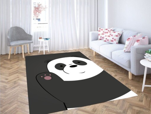 Hello From Panda We Bare Bears Living Room Modern Carpet Rug