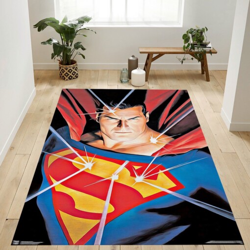 Henry Cavill Superman Rug  Custom Size And Printing