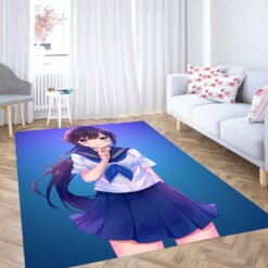 Highschool Anime Living Room Modern Carpet Rug