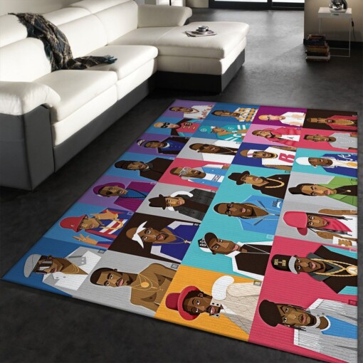 Hip Hop Legends Rug  Custom Size And Printing