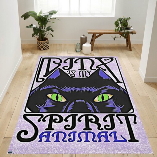 Hocus Pocus Binx Rug  Custom Size And Printing