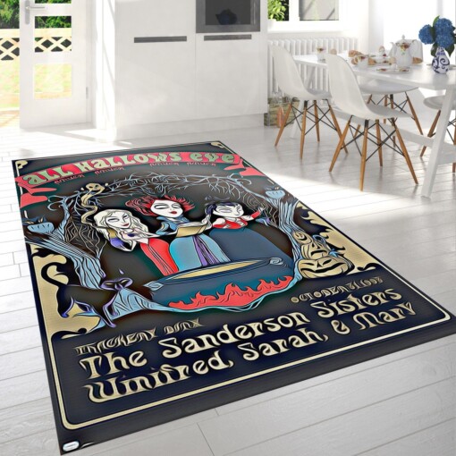 Hocus Pocus Rug  Custom Size And Printing