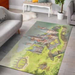 Hogwarts Castle Rug  Custom Size And Printing