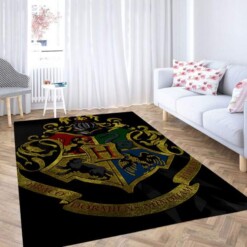 Hogwarts Logo Harry Potter Carpet Rug